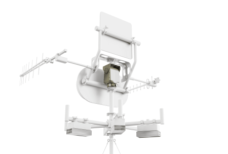 Опорно - поворотное устройство (ОПУ) для антенны, тепловизоров, для пунктов управления БПЛА